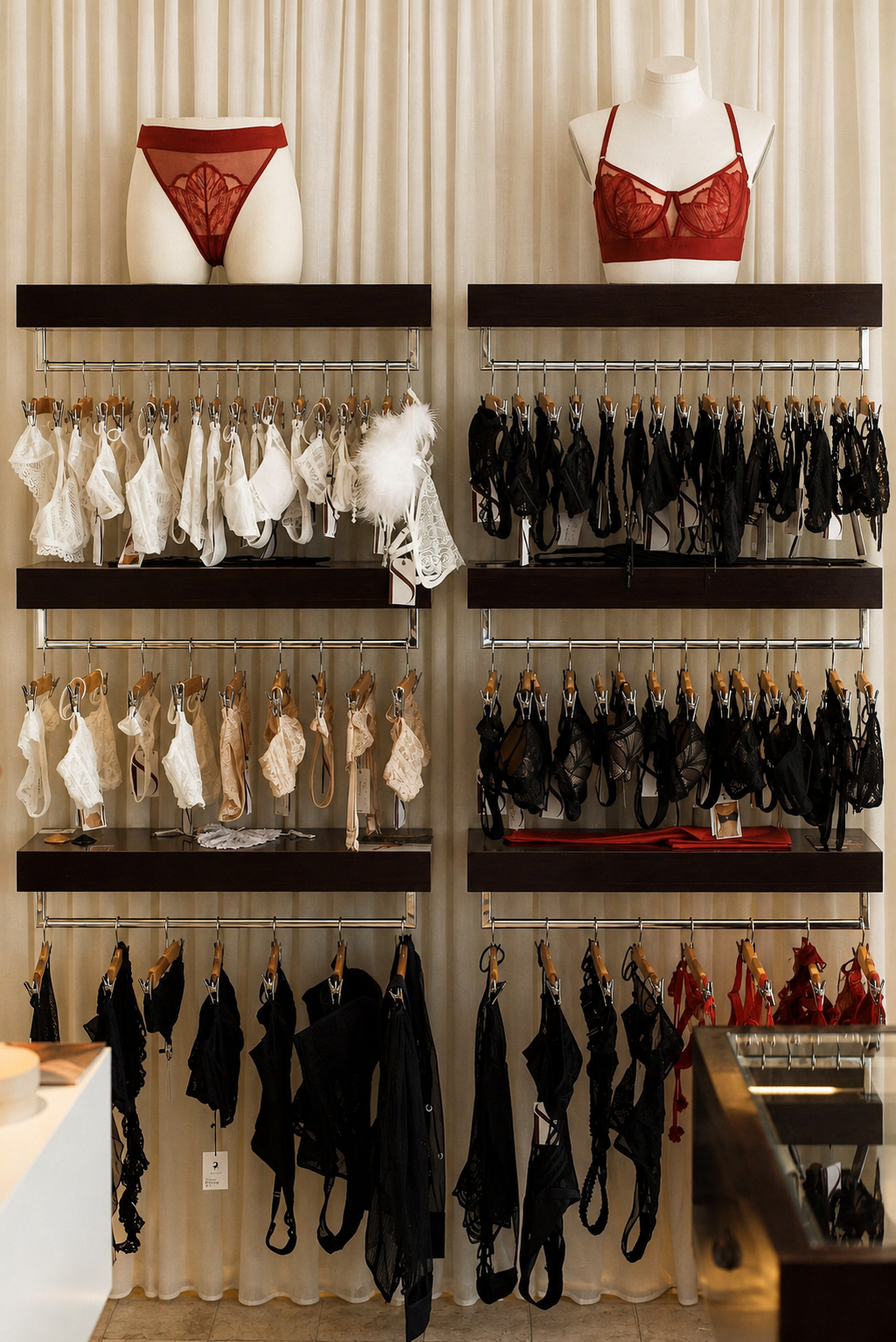 Lace&Space lingerie showroom in Canggu, Bali